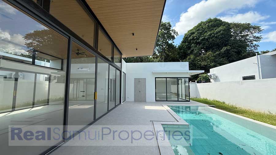 New 3-Bed 275 Sqm Contemporary Garden Pool Villas, Chaweng